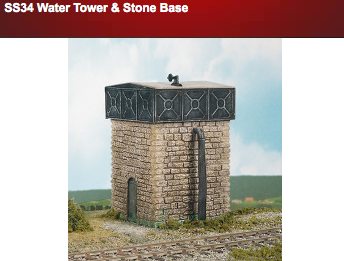 Wills SS34 OO Gauge Water Tower Kit 