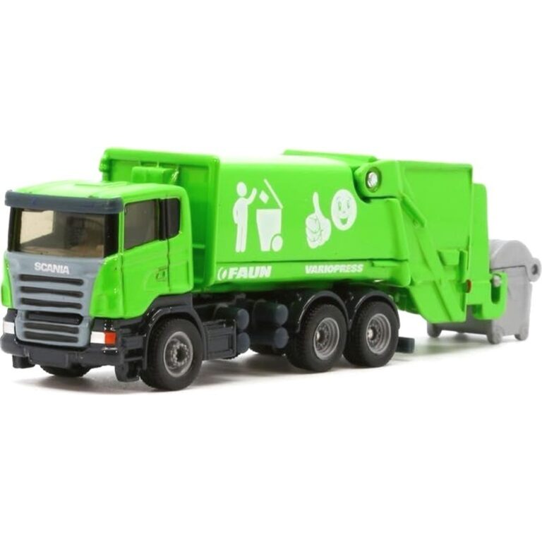 Siku 1890 Scania Refuse Truck with Skip Bin | 040 Trains N Models