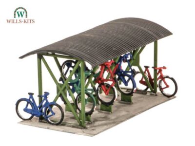 Wills SS23 Bicycle Shed and Bikes