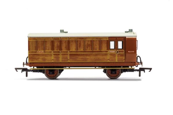 Hornby R40084 LNER, 4 Wheel Coach, Brake Baggage