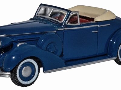 Oxford Diecast 87BS36005 Buick Special Convertible Coupe 1936 Cardinal - Musketeer Blue