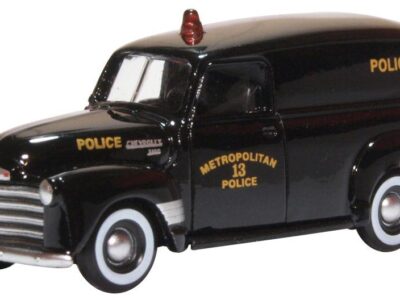 Oxford Diecast 87CV50002 Chevrolet Panel Van 1950 Washington DC Police
