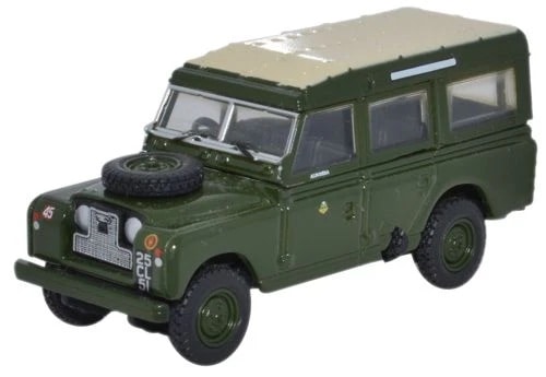 Oxford Diecast 76LAN2007 Land Rover Series II LWB Station Wagon - 44th Home Counties Infantry Division