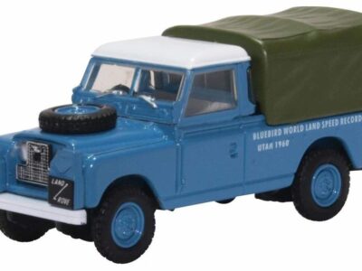 Oxford Diecast 76LAN2020 Land Rover Series II LWB Station Wagon - Donald Campbell's Bluebird World Land Speed Record Attempt