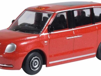 Oxford Diecast 76TX5002 LEVC TX Taxi - Electric Taxi Tupelo Red
