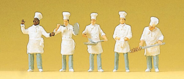 Preiser 10329 Cooks / Chefs HO Gauge Figures