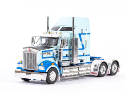 Drake Collectibles Z01559 Kenworth T909 Truck - Light Blue - Aero Kit