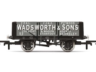 Hornby R60024 5 Plank Wagon, Wadsworth & Sons